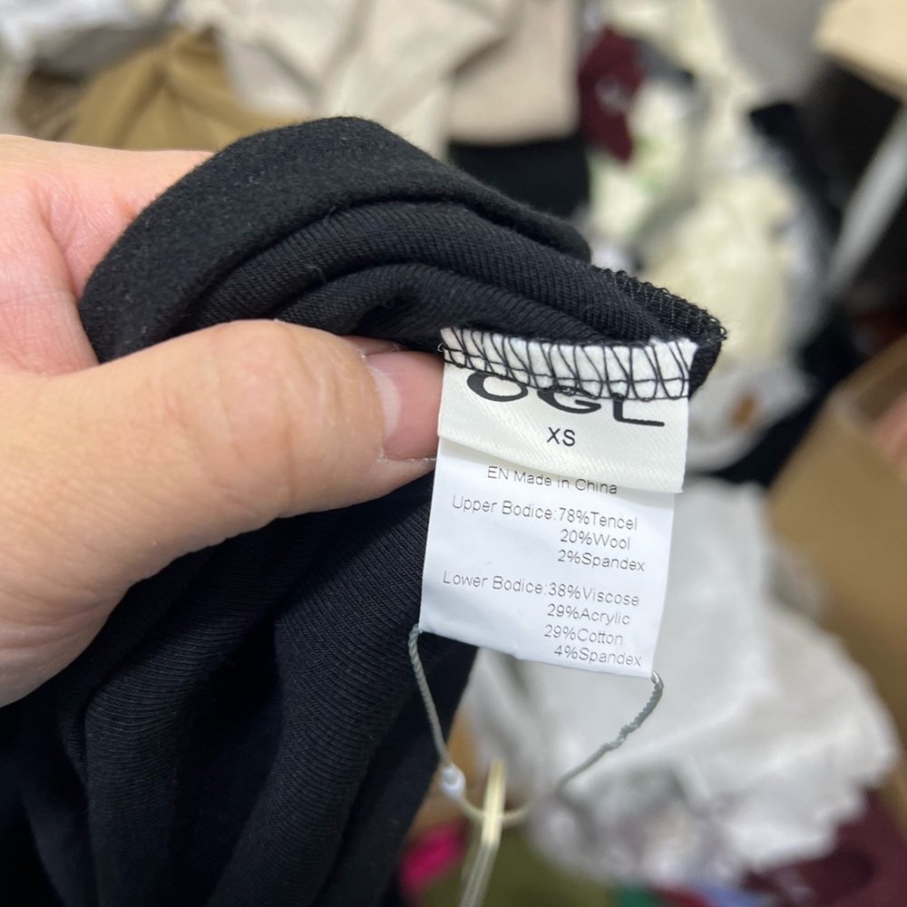 OGL Tencel Wool Sheer Shoulder Brami Top - Picture 4 of 4